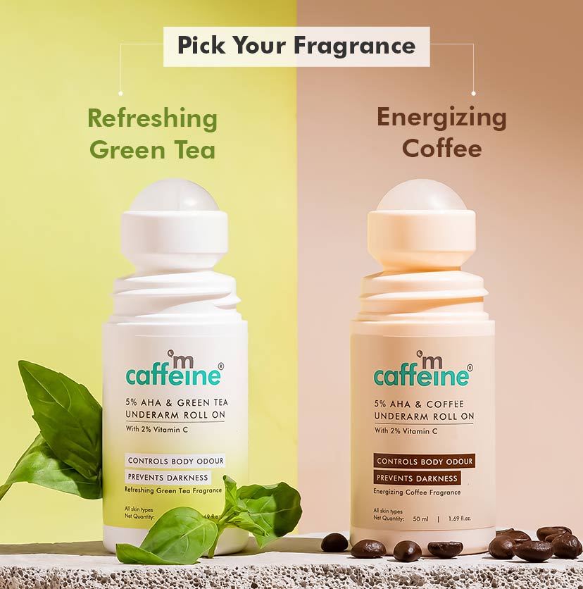 5% AHA Underarm Roll On with Coffee - 50ml