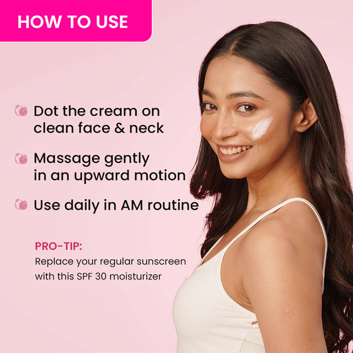 Pomegranate + Multi-Peptide Anti Ageing Moisturizer SPF 30 60ml