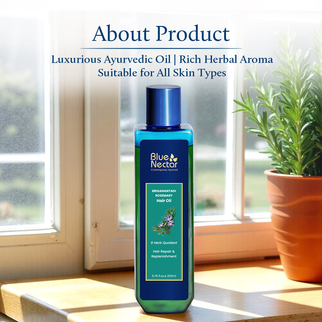 Rosemary Oil for Hair Growth and Hair Fall Control (9 Herbs) 200ml