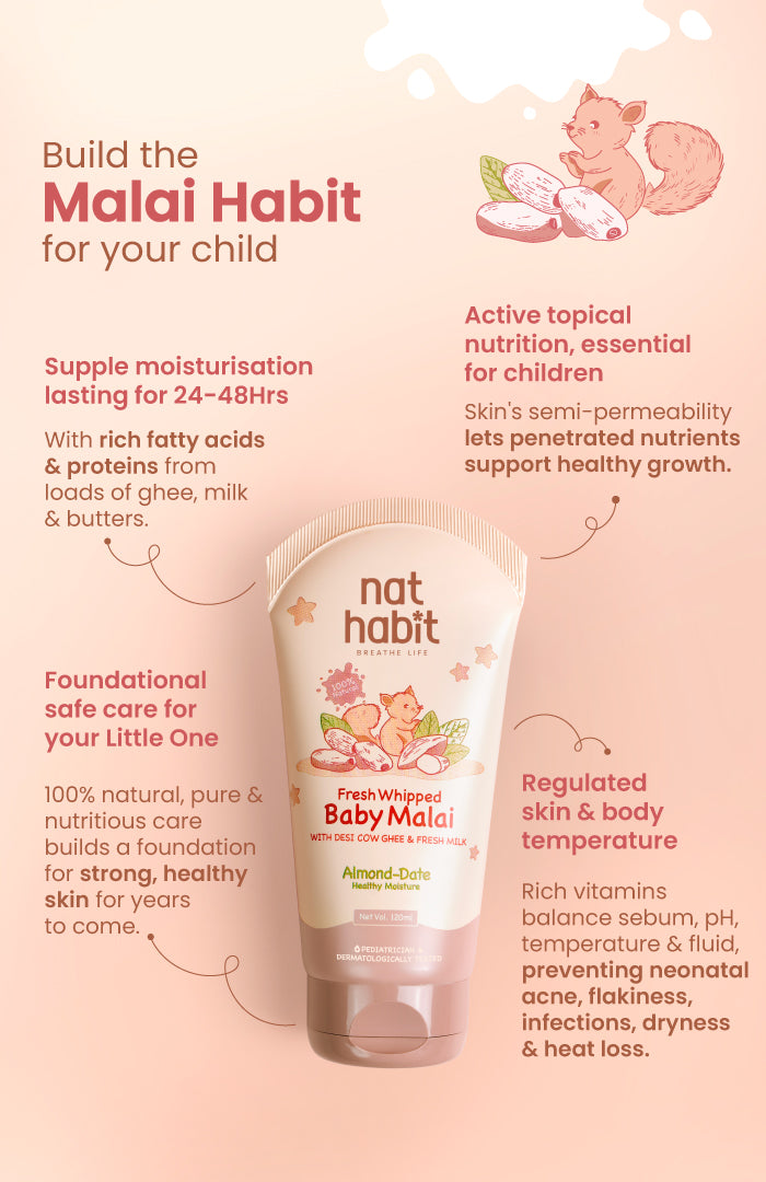 Almond & Date Fresh Baby Malai 120ml x 1個