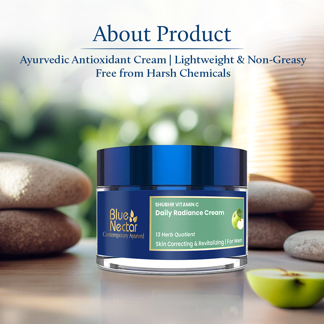 Men's Vitamin C Face Cream for Dark Spots Removal (15 herbs, 50g) 50g