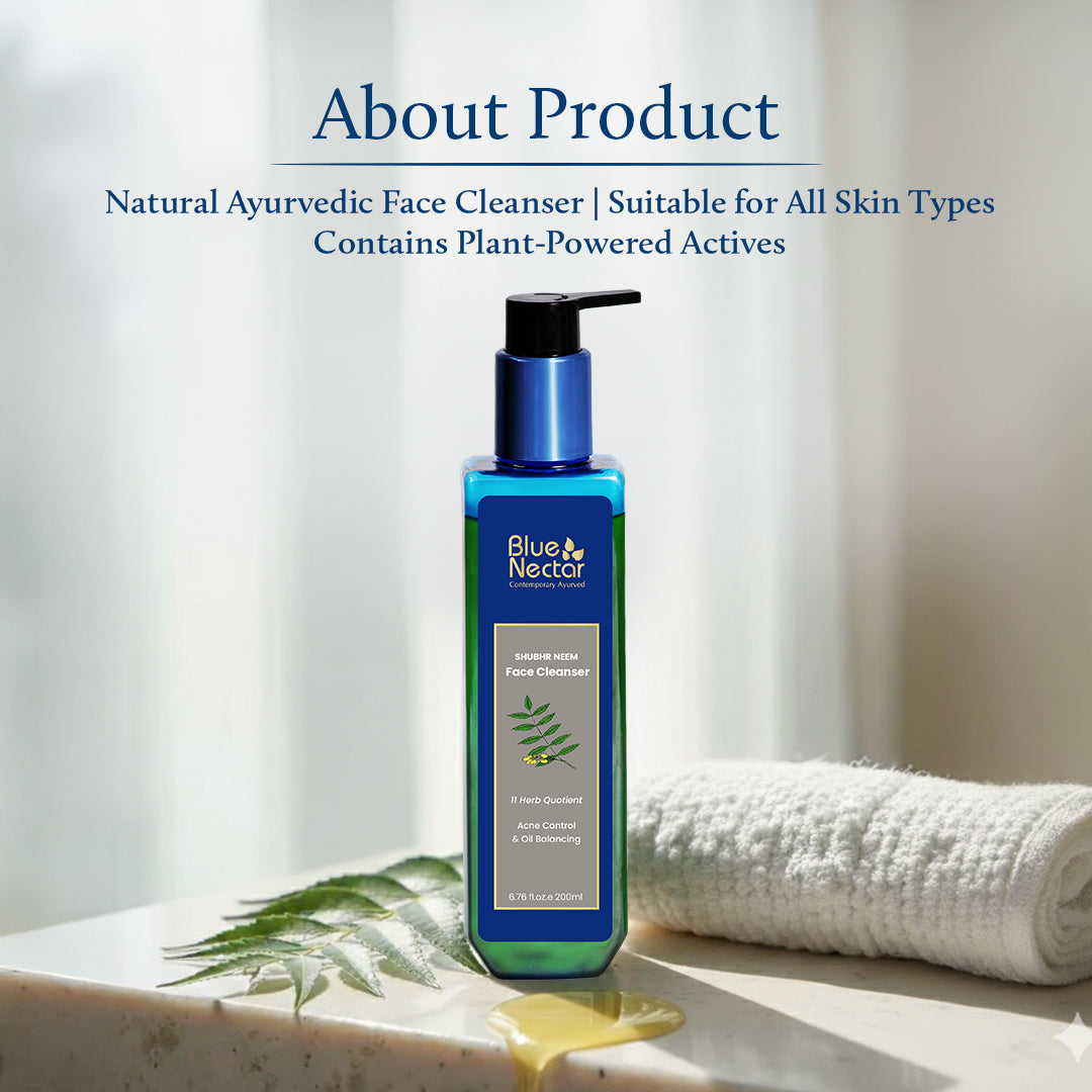 Shubhr Neem Pimple Face Wash for Acne Control & Oil Balancing (11 Herbs) 100ml