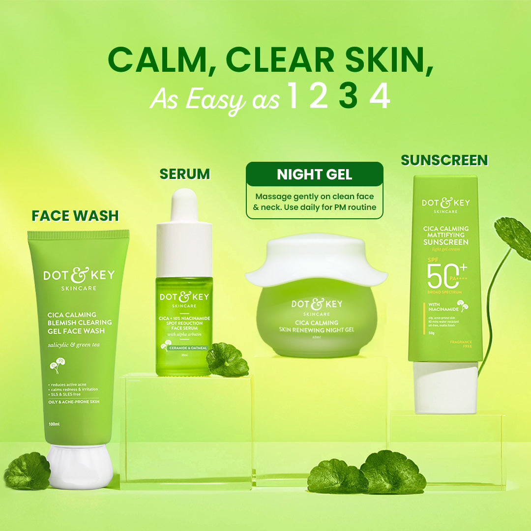 Cica Calming Night Gel (Niacinamide + Green Tea) 60ml