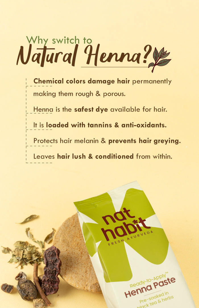 Ready to Apply Fresh Henna Paste 220g × 4