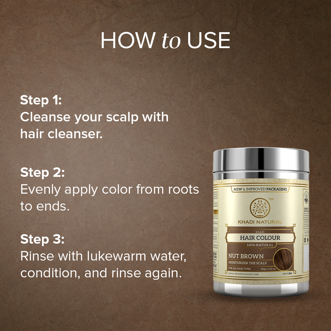 Nut Brown Henna & Hazel Hair Color 150gm