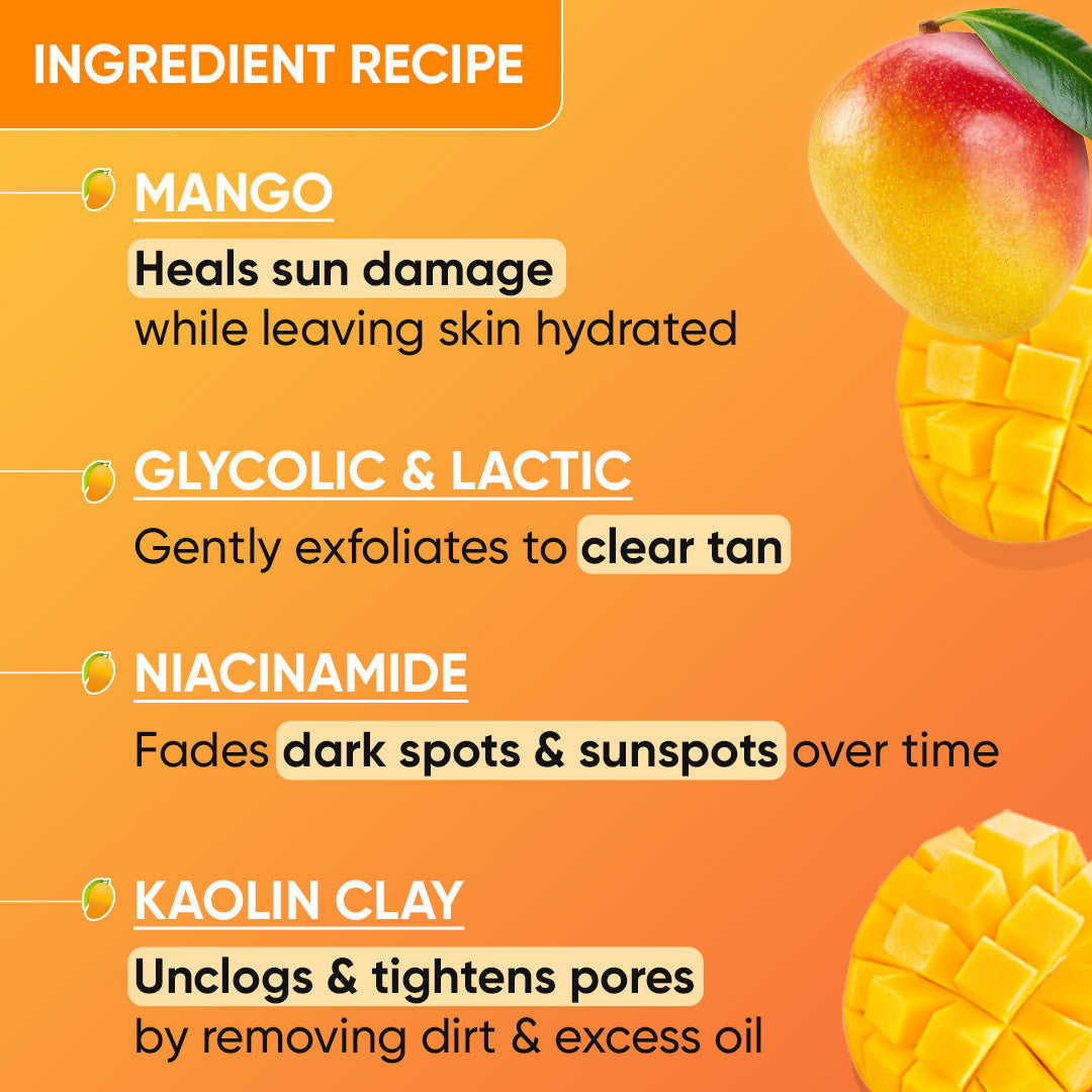 Mango Detan Clay Mask 70g
