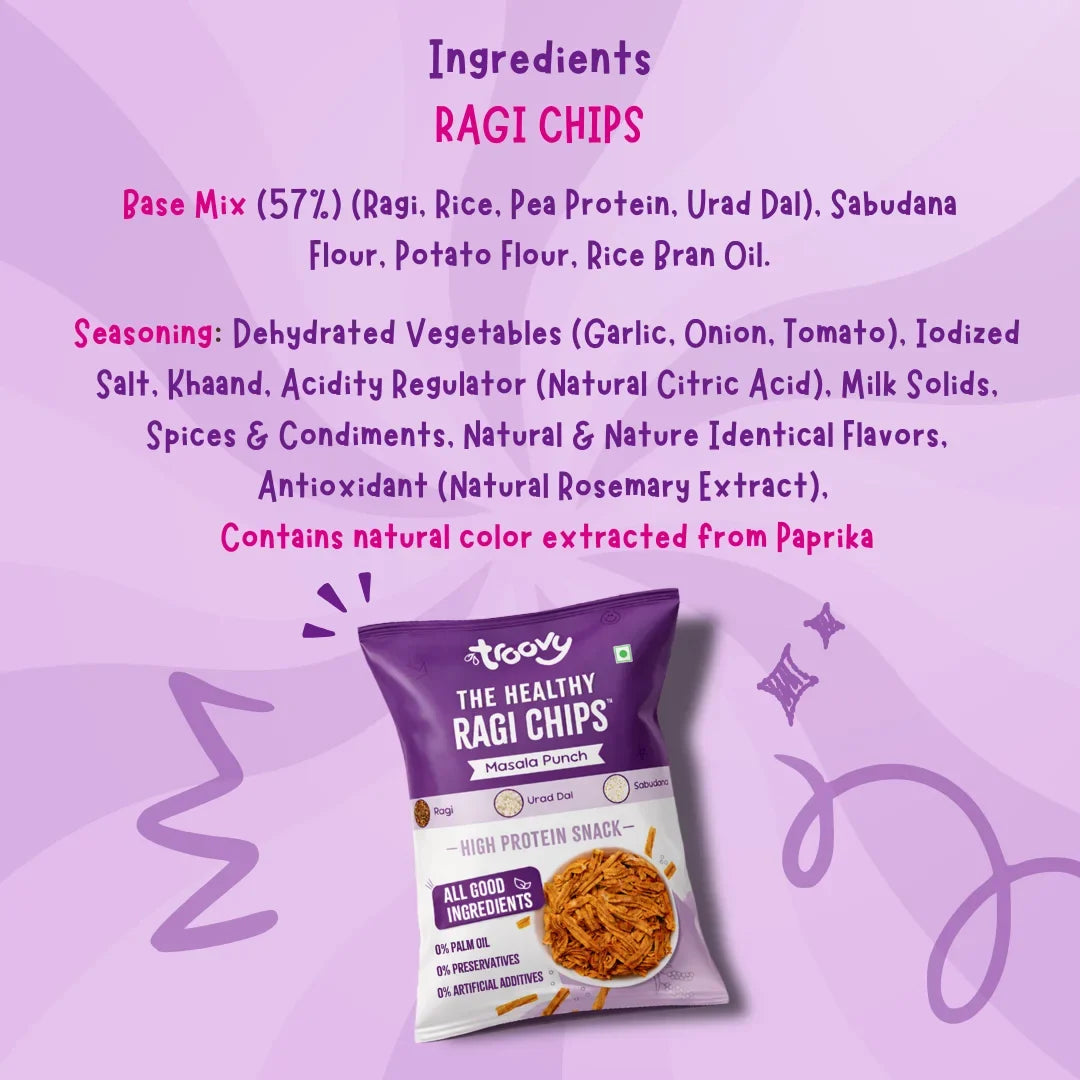 Troovy Ragi Chips 70g×6袋