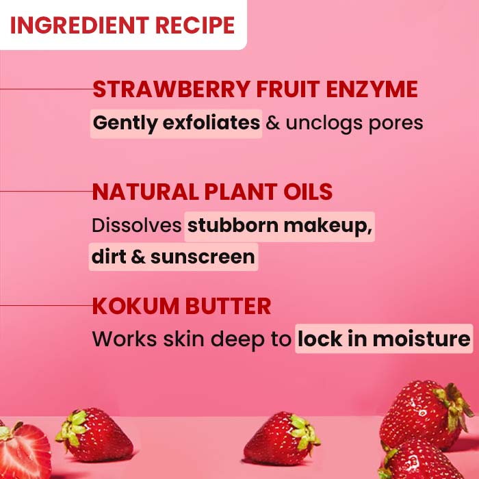 Strawberry Dew Cleansing Balm for Dewy Skin 70ml