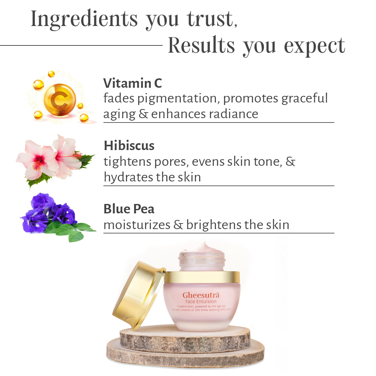 Gheesutrā Face Emulsion, 30 ml by Shankara 30ml
