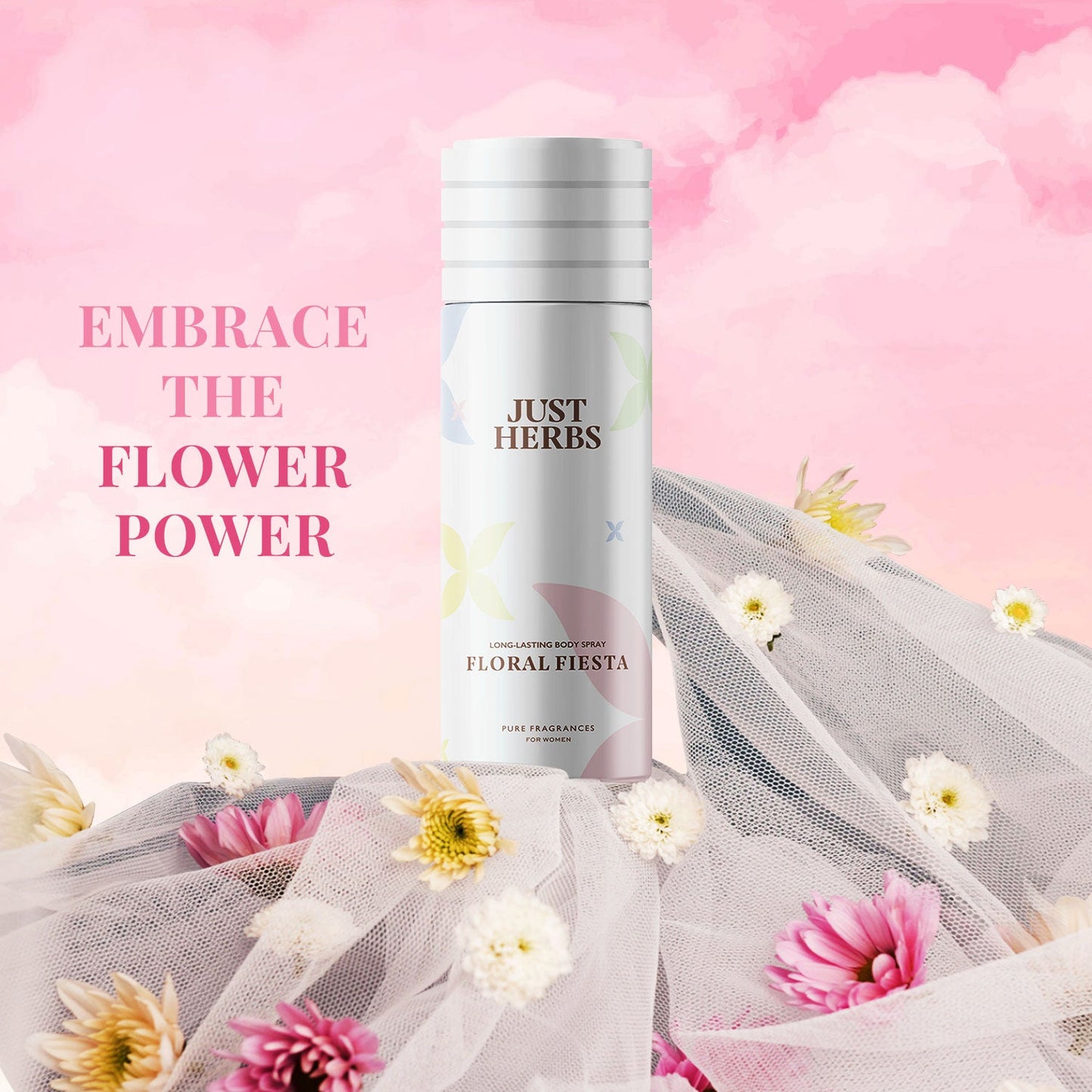 Long Lasting Floral Fiesta Deodorant Body Spray For Women 150ml