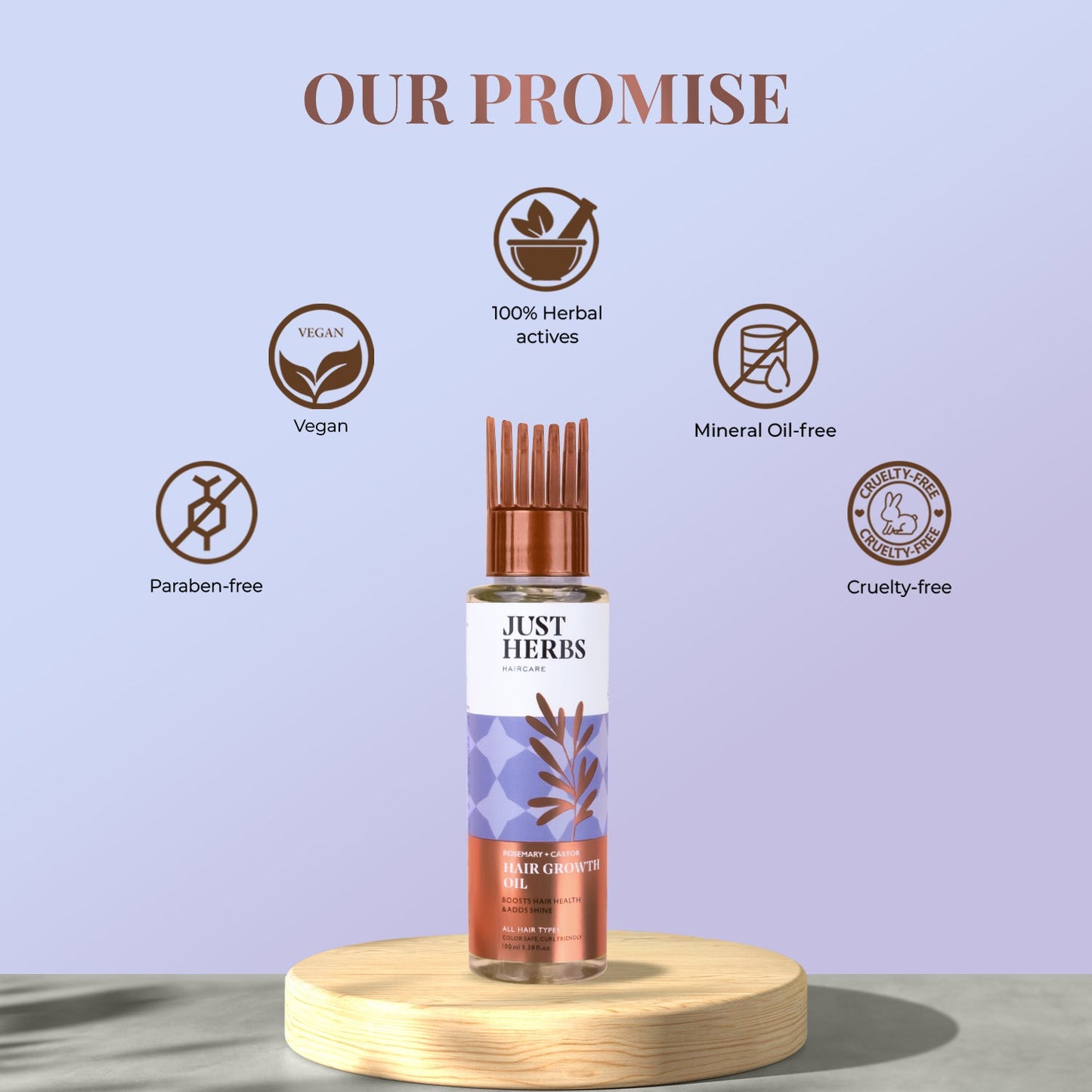 Hair Growth Oil  with Rosemary and Castor 100ml