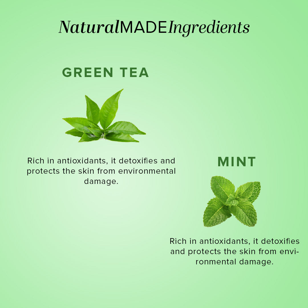 Green Tea & Mint Body Wash SLS & Paraben Free 210ml