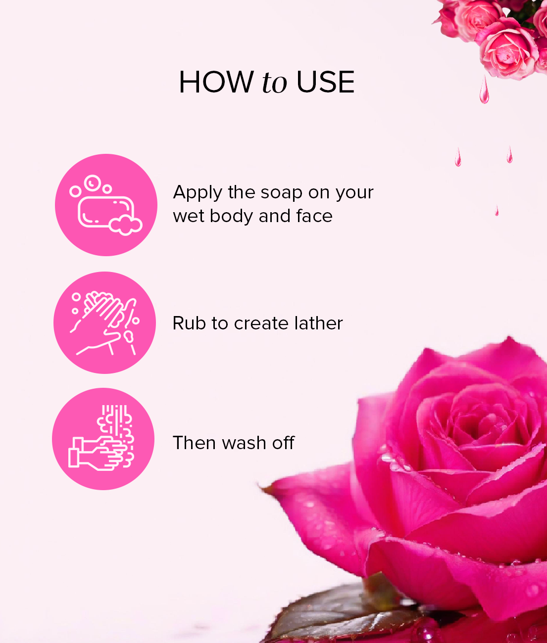 Herbal Rose Water Soap 125gm