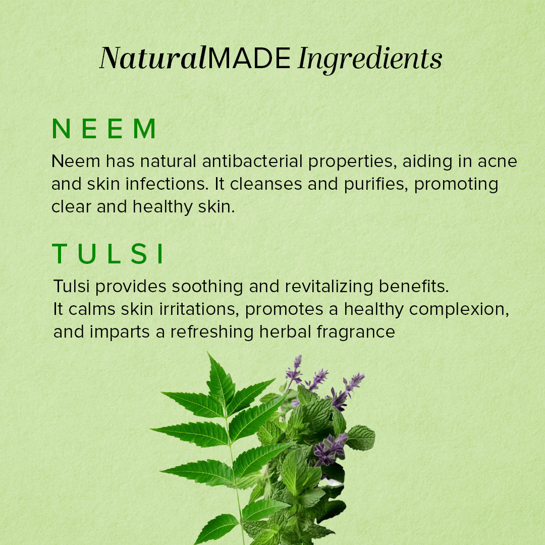Herbal Neem Tulsi Soap Combo Pack Of 3 125gm Each