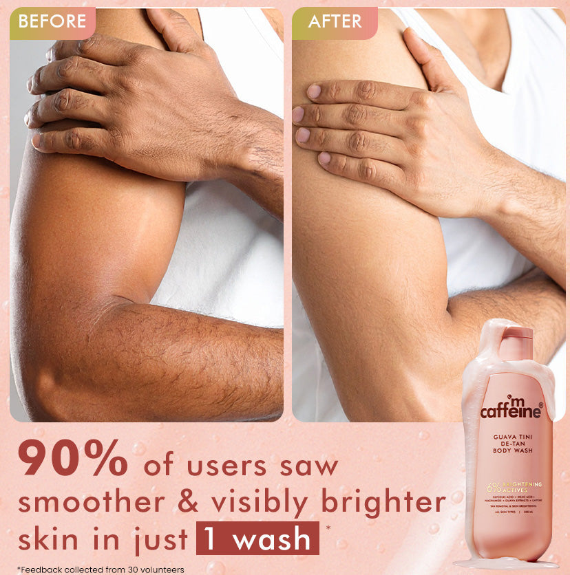 De-Tan & Exfoliating Body Washes (Set of 4)