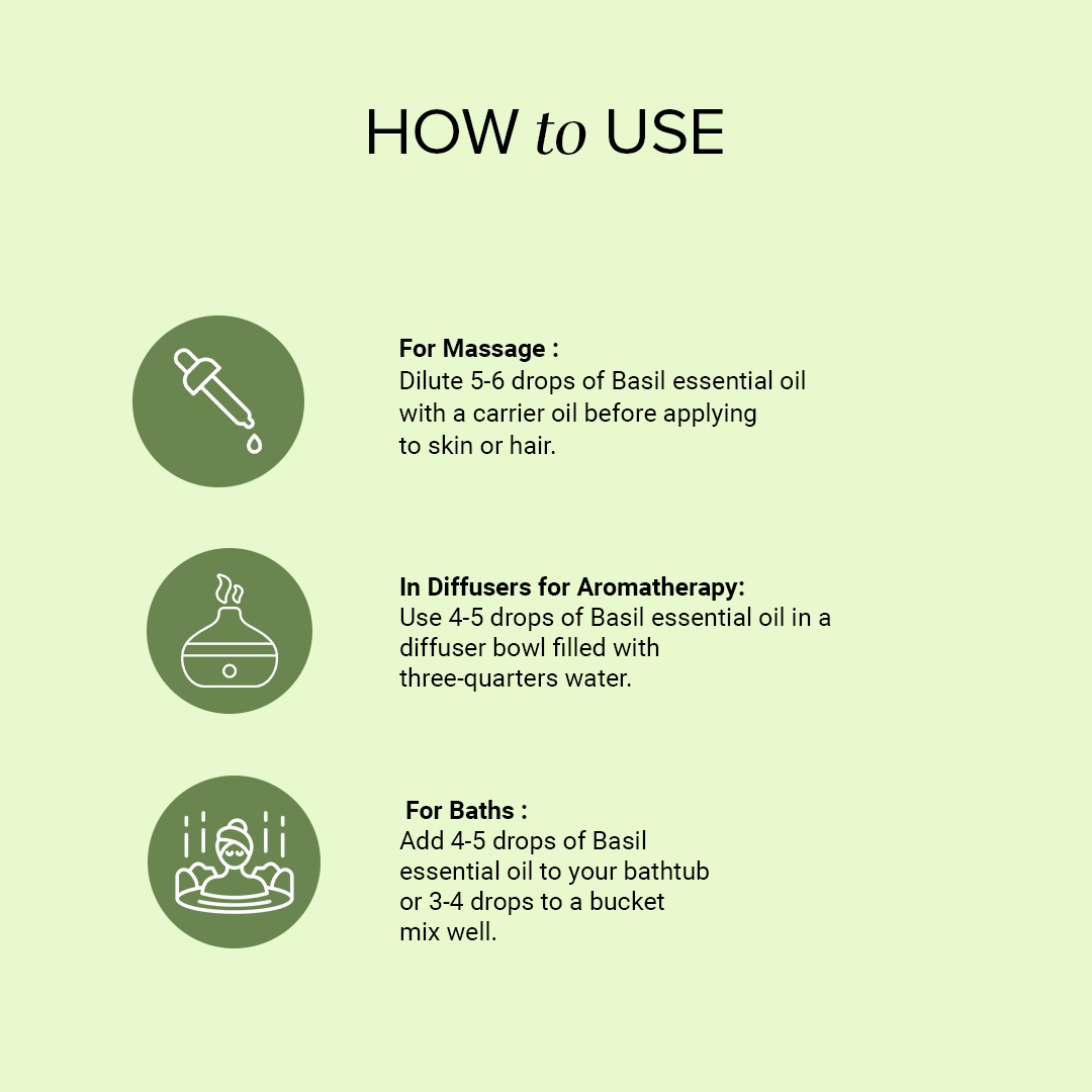 Basil - Pure Essential Oil 15ml