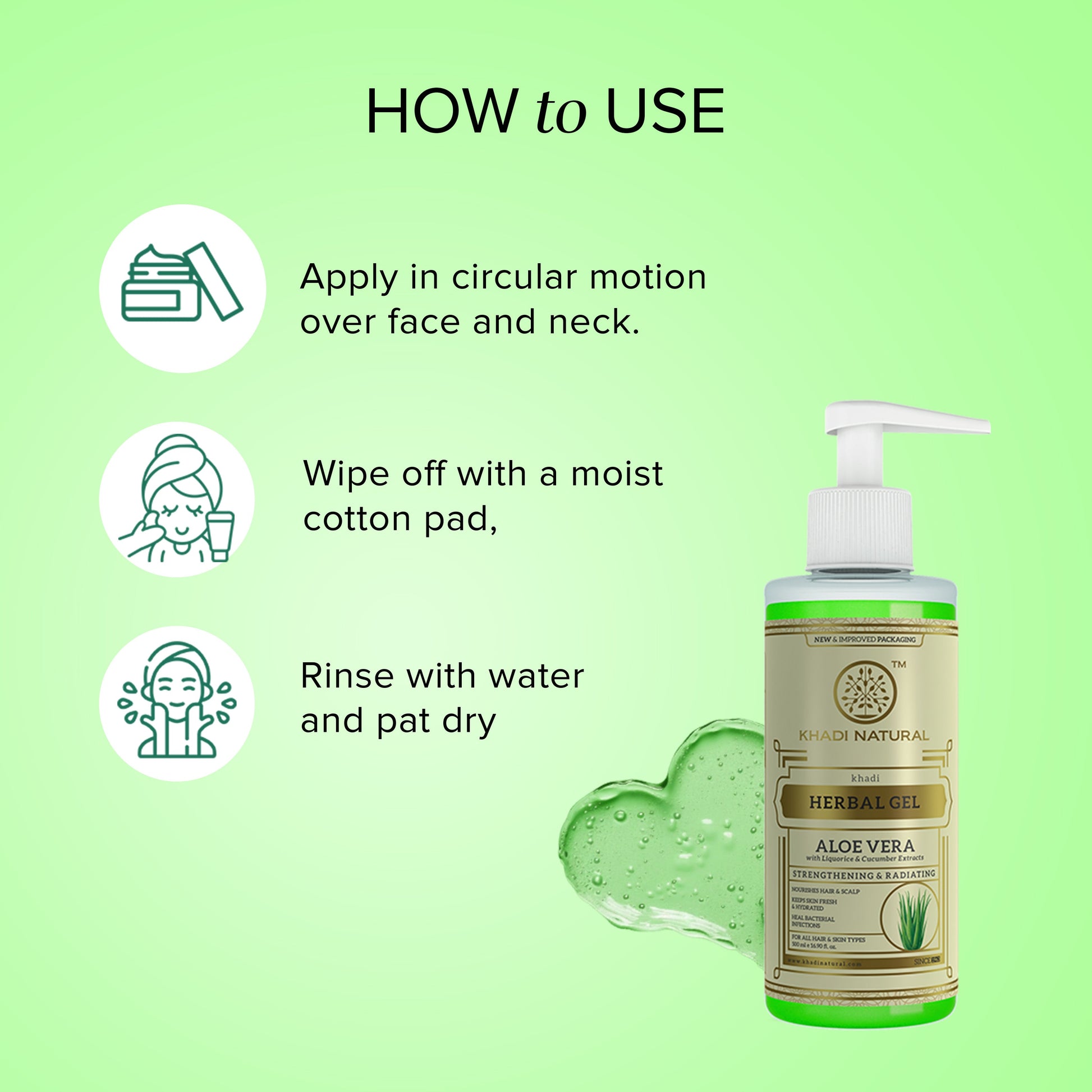 Aloe Vera Gel With Liquorize & Cucumber Extracts 500ml
