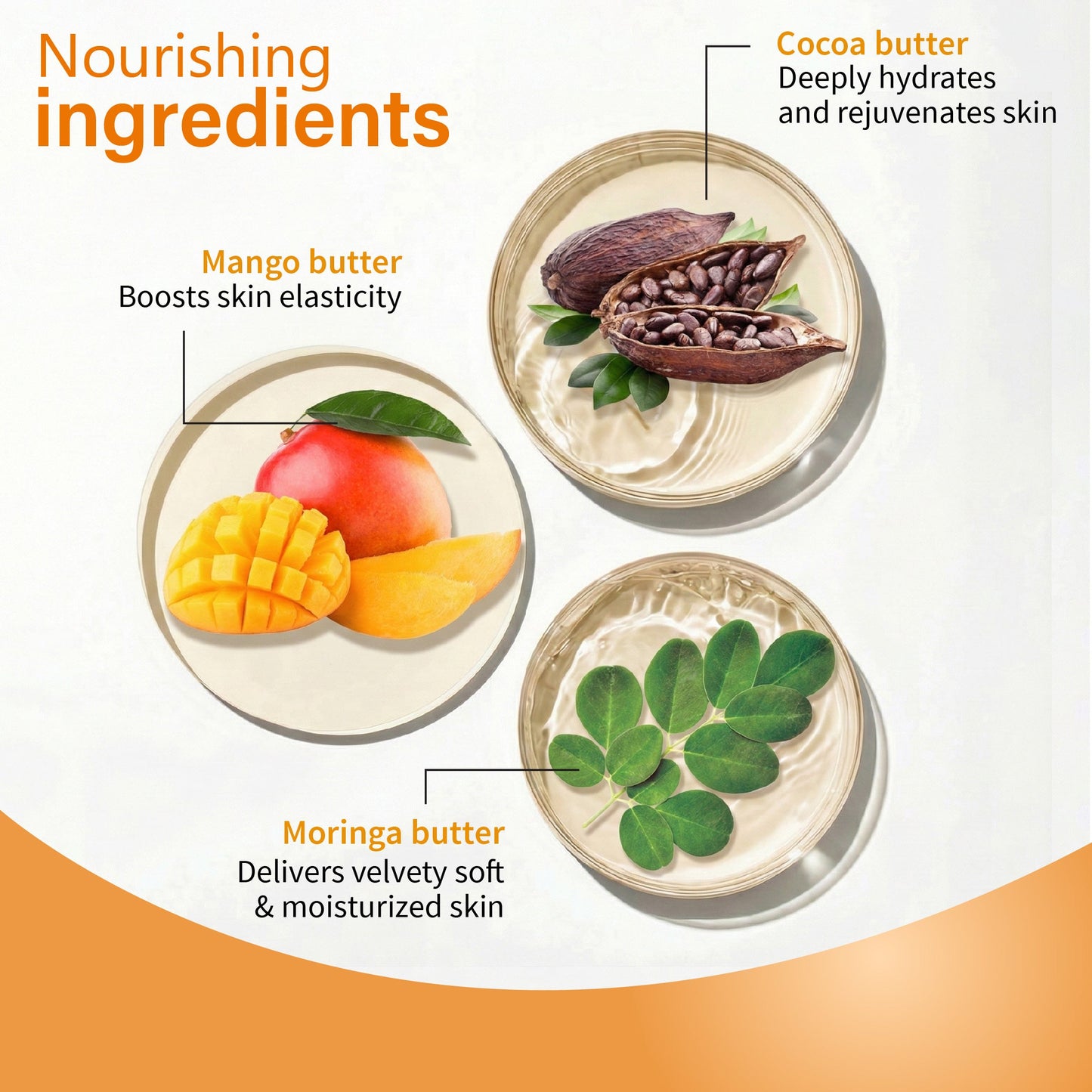 Skin Richment Body Butter with Mango and Cocoa Butter for Moisturized & Super Soft Skin Net qty.- 200 g 200g
