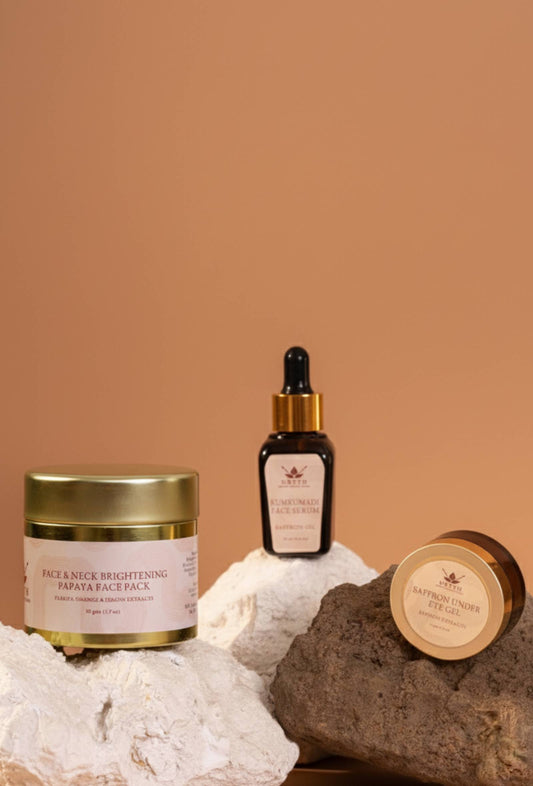 Full Face Care Regime: Kumkumadi, Papaya & Saffron