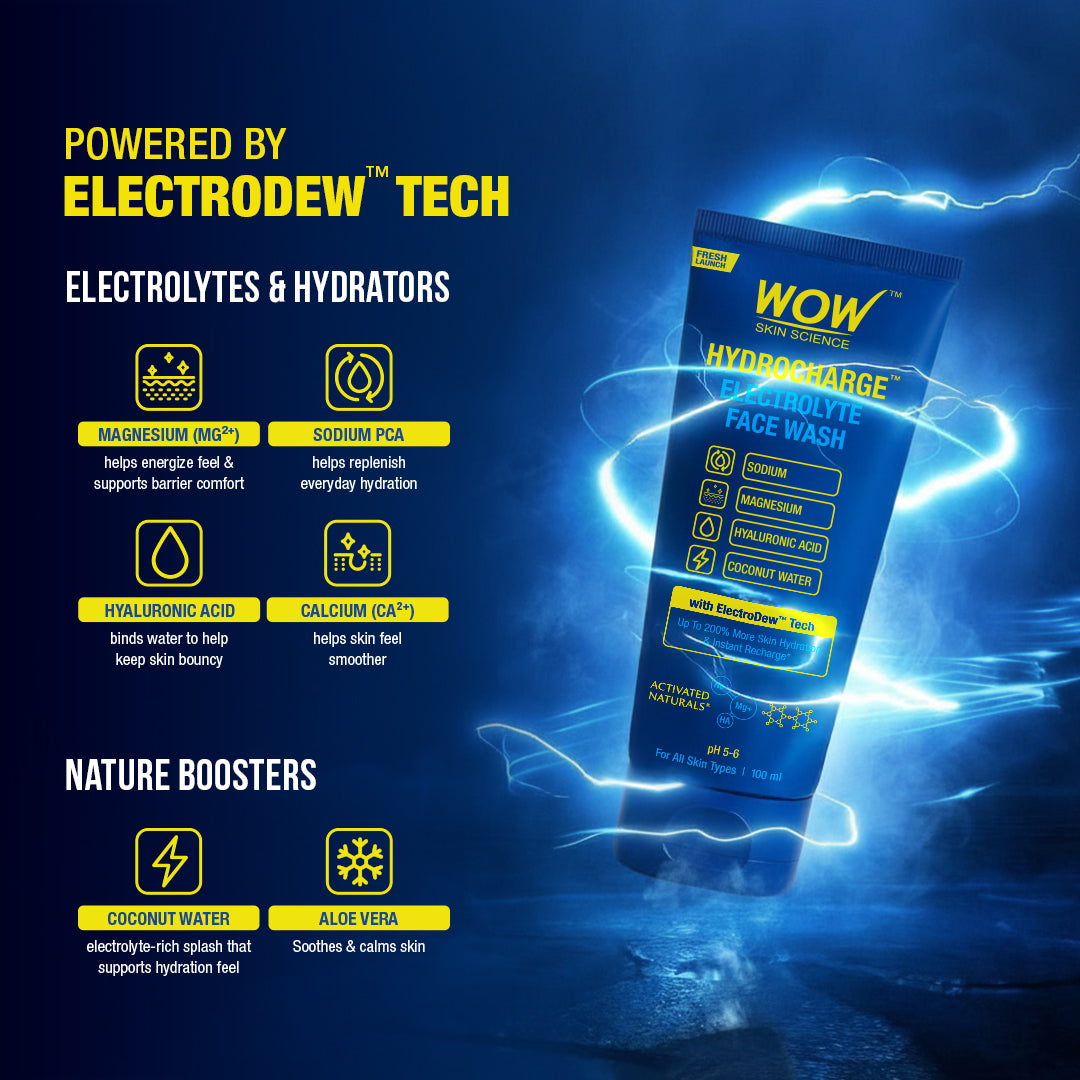 Hydrocharge Electrolyte Face Wash 150 ML