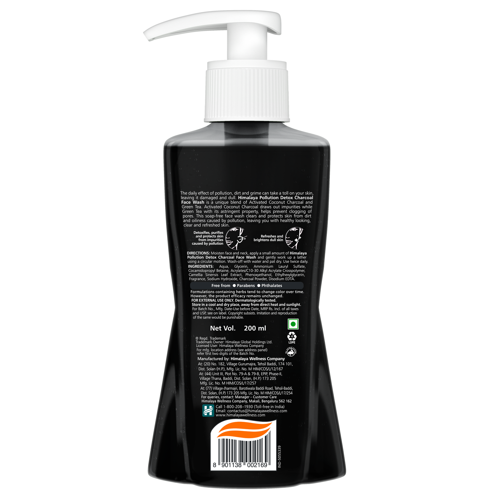 Himalaya Pollution Detox Charcoal Face Wash 50ml