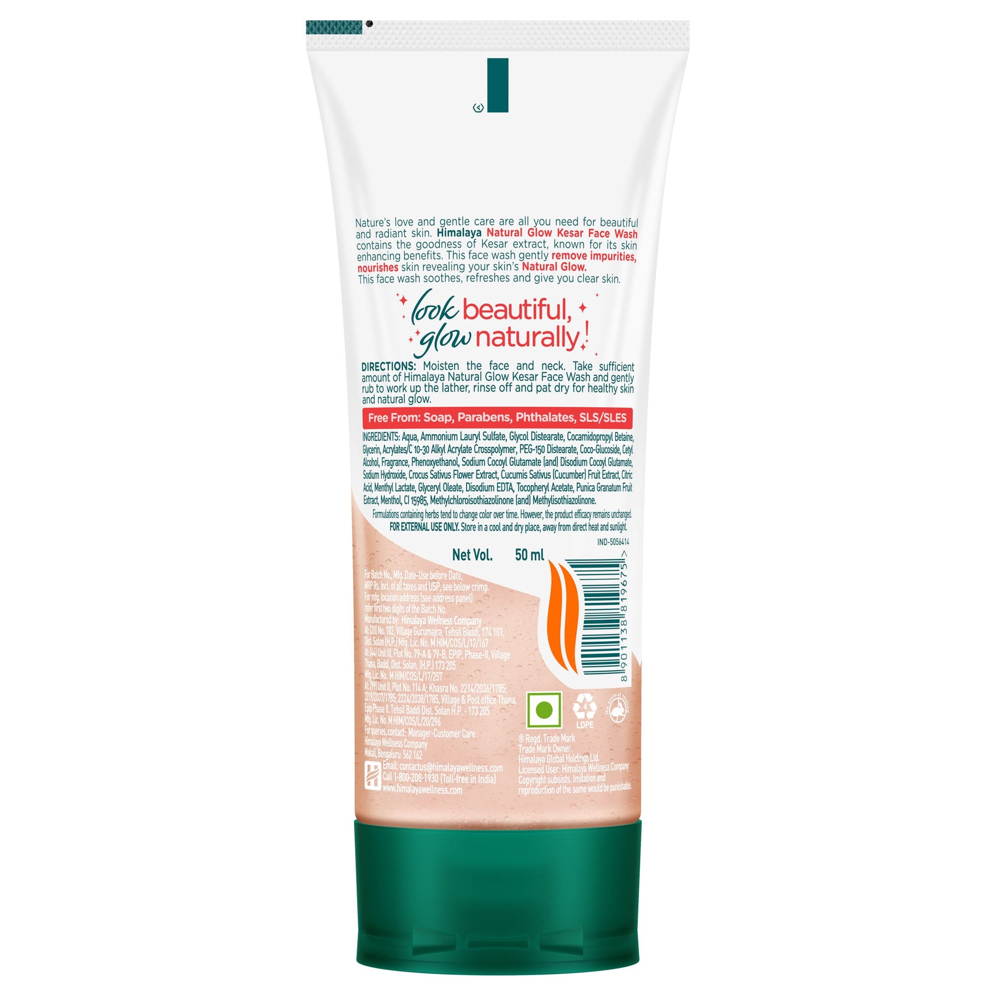 Natural Glow Kesar Face Wash 100ml