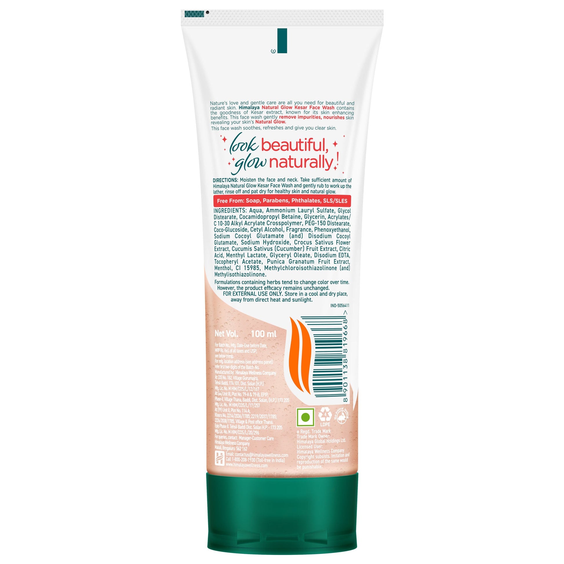Natural Glow Kesar Face Wash 50ml