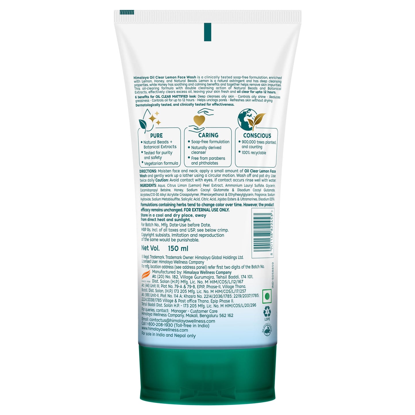 Oil Clear Lemon Face Wash 100ml