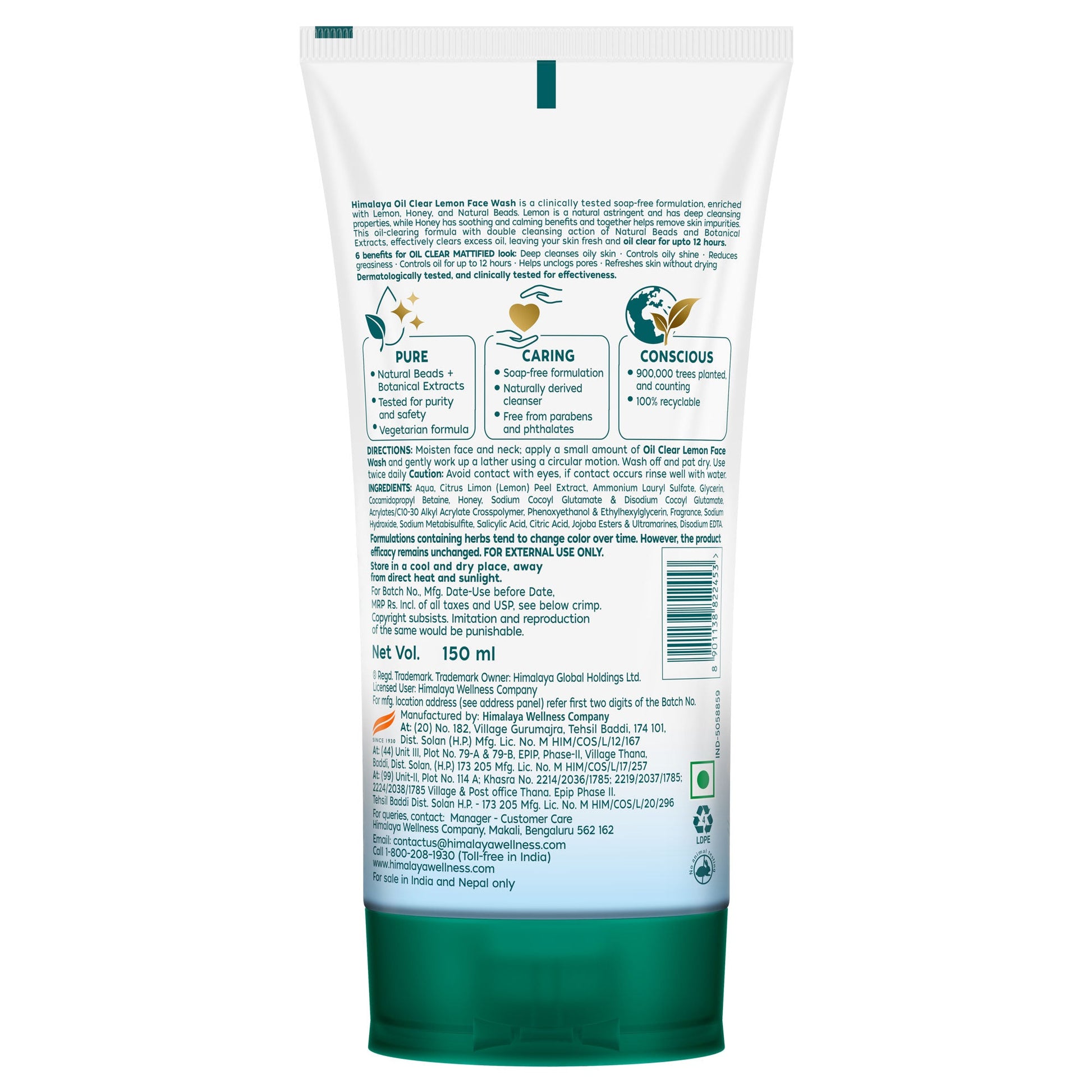 Oil Clear Lemon Face Wash 100ml