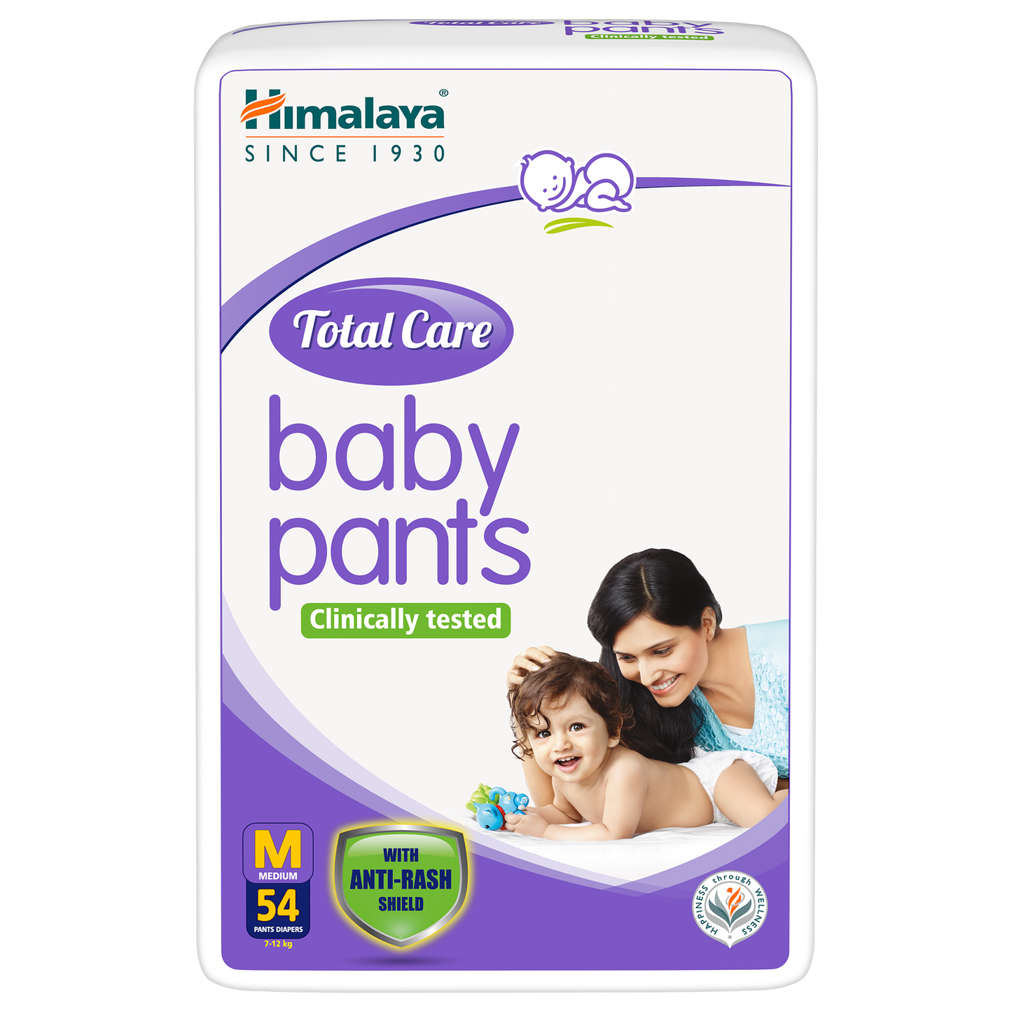Total Care baby pants Medium - 78s (7-12 Kg)