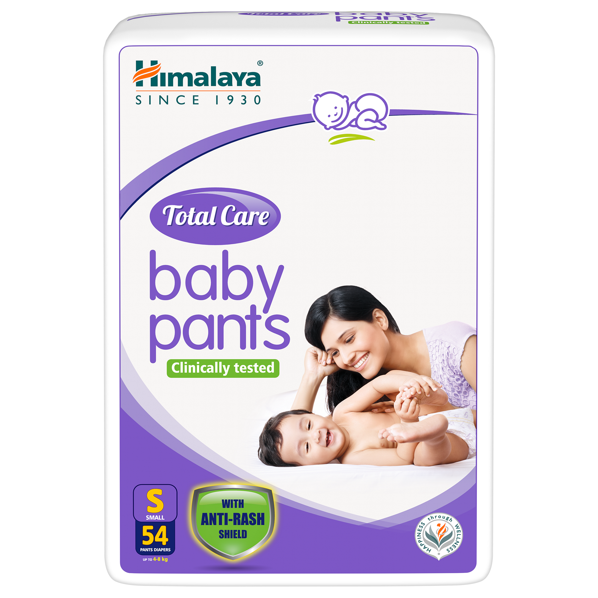 Total Care baby pants Small - 54s (4-8 Kg)