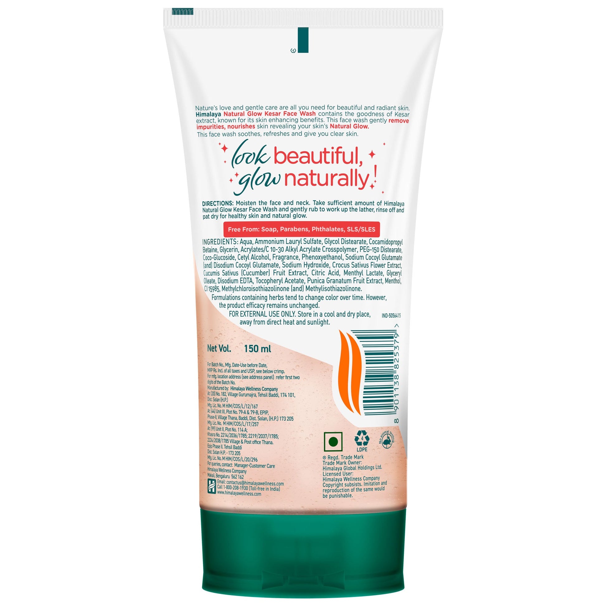 Natural Glow Kesar Face Wash 100ml