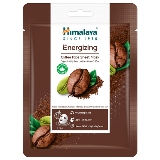 【Himalaya】 Energizing Coffee Sheet Mask｜エネルジジングクオフフイーシートマスク