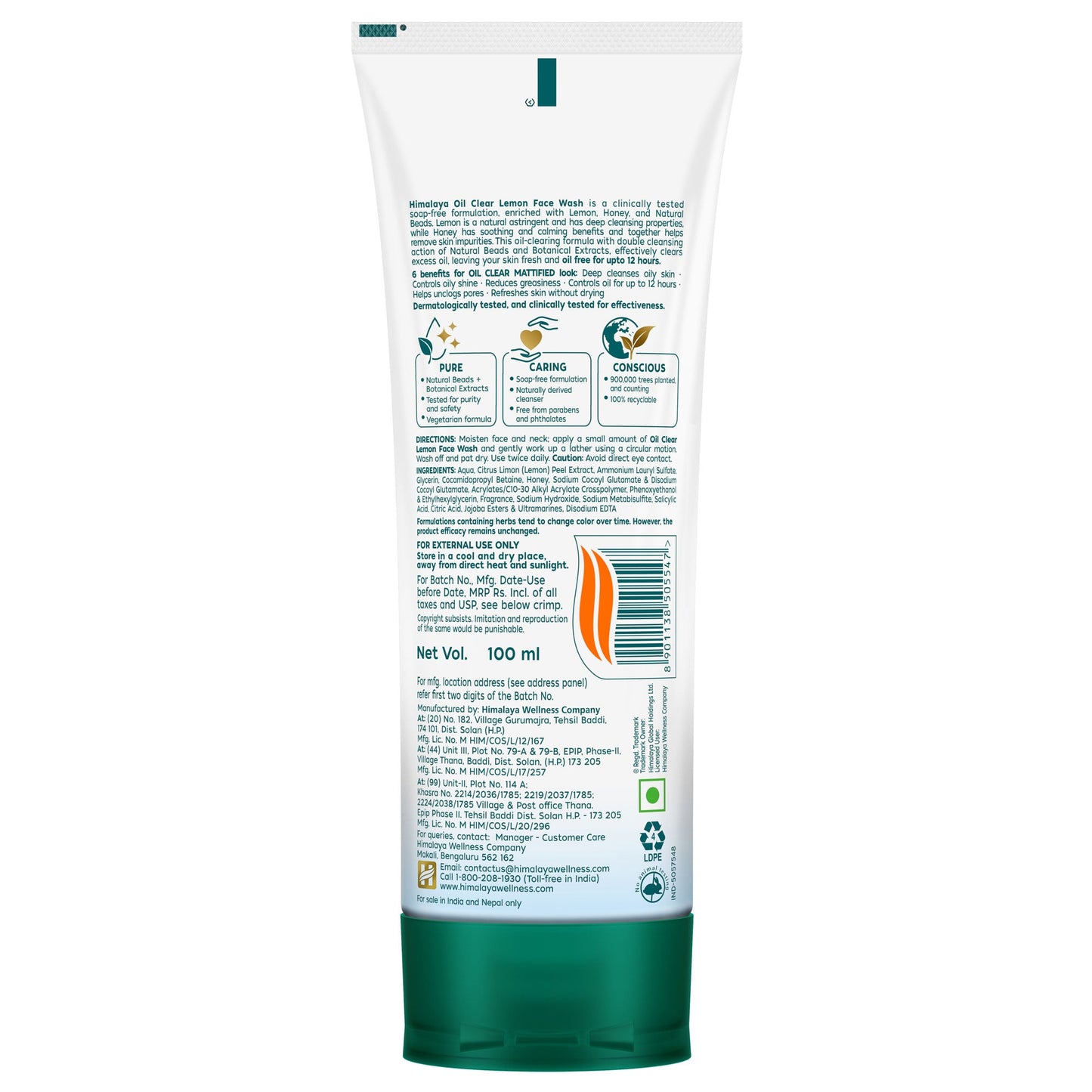 Oil Clear Lemon Face Wash 150ml