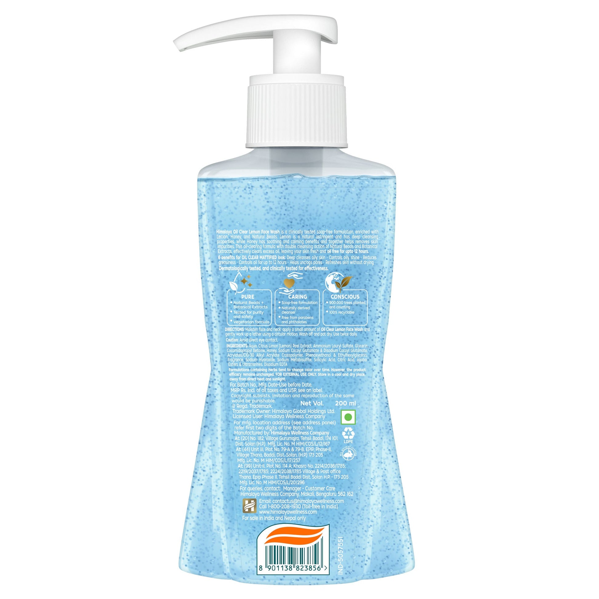 Oil Clear Lemon Face Wash 50ml