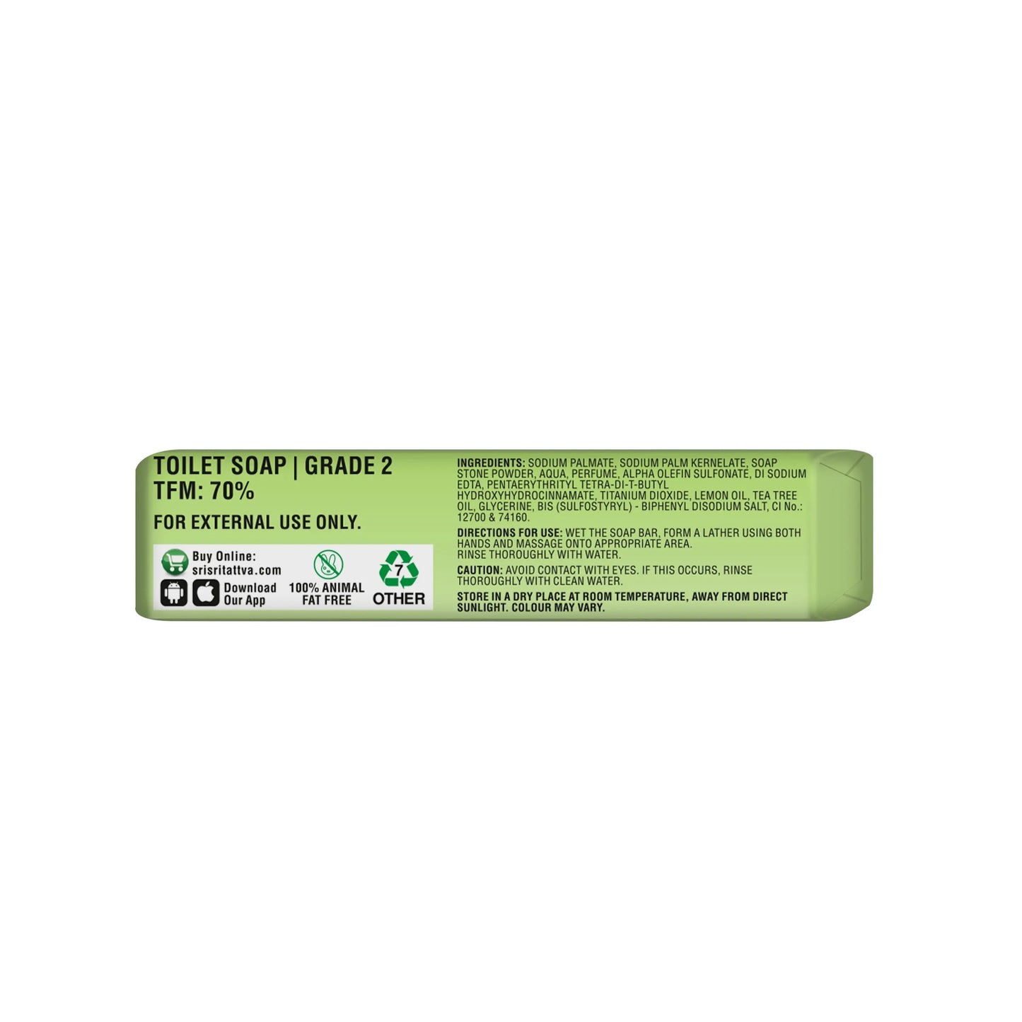 Lime & Tea Tree Oil Soap | Fresh & Gentle | Buy 3 Get 1 Free | 75 g Each 3G