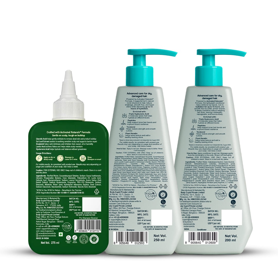 Hyaluronic Hair Repair Trio Revitalize Scalp and Strands 725ml