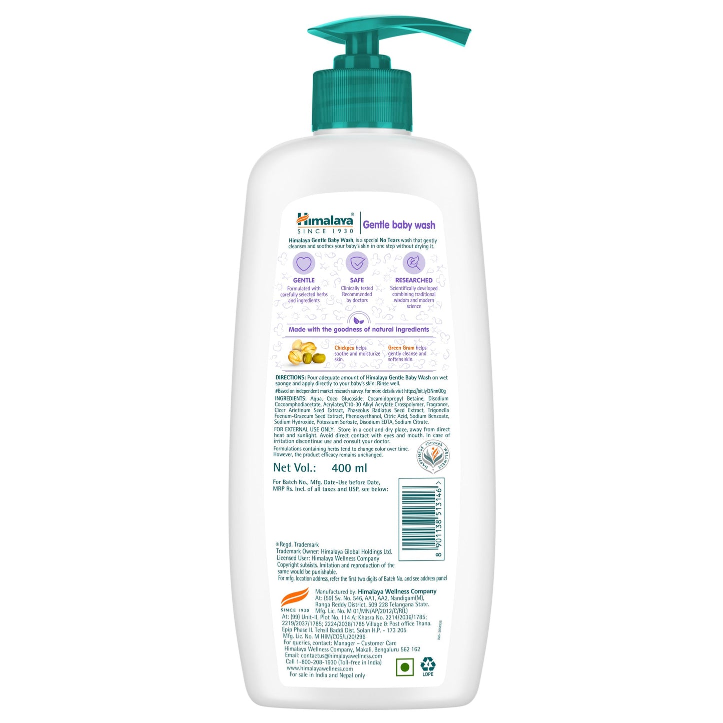 Himalaya Gentle Baby Wash 200ml