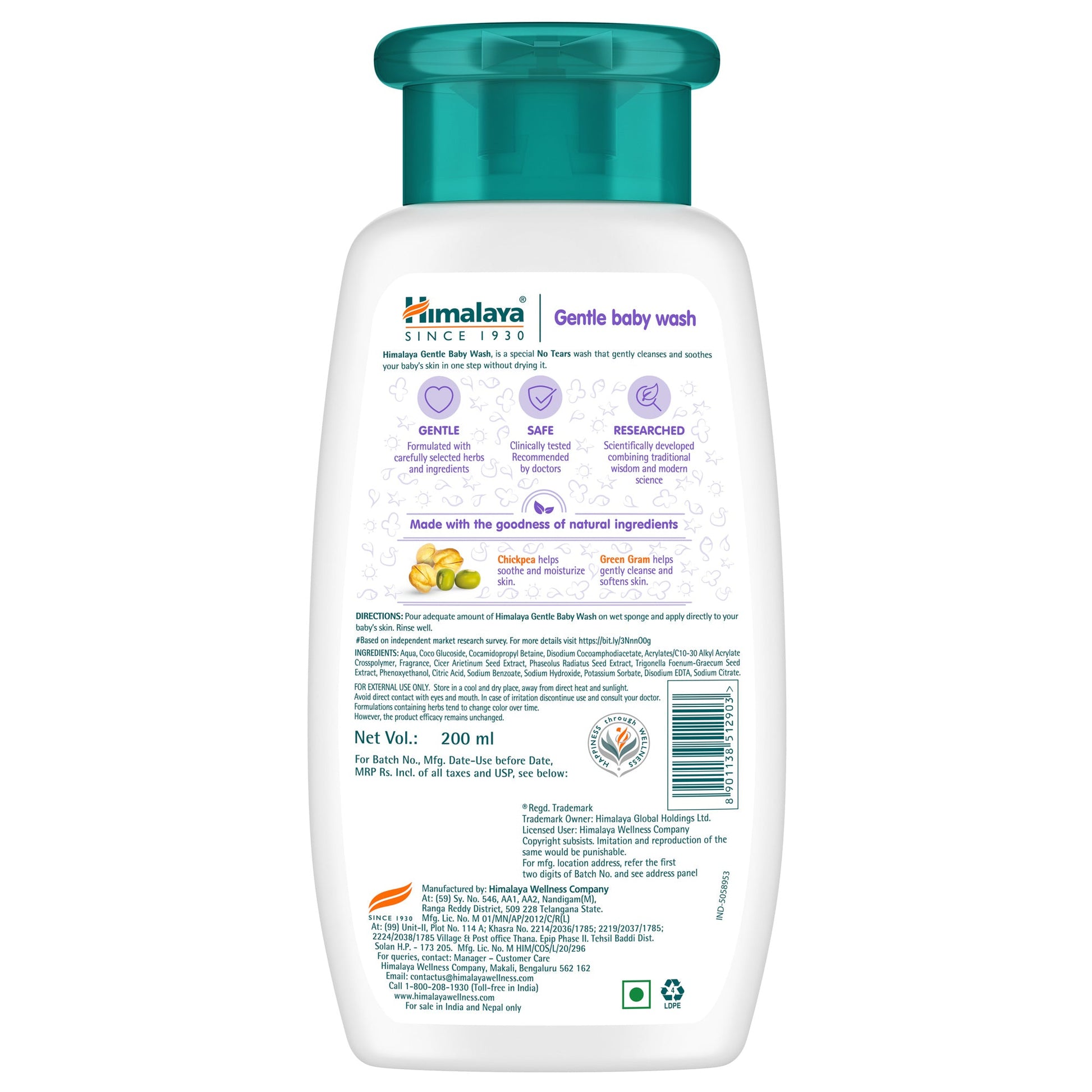 Himalaya Gentle Baby Wash 100ml