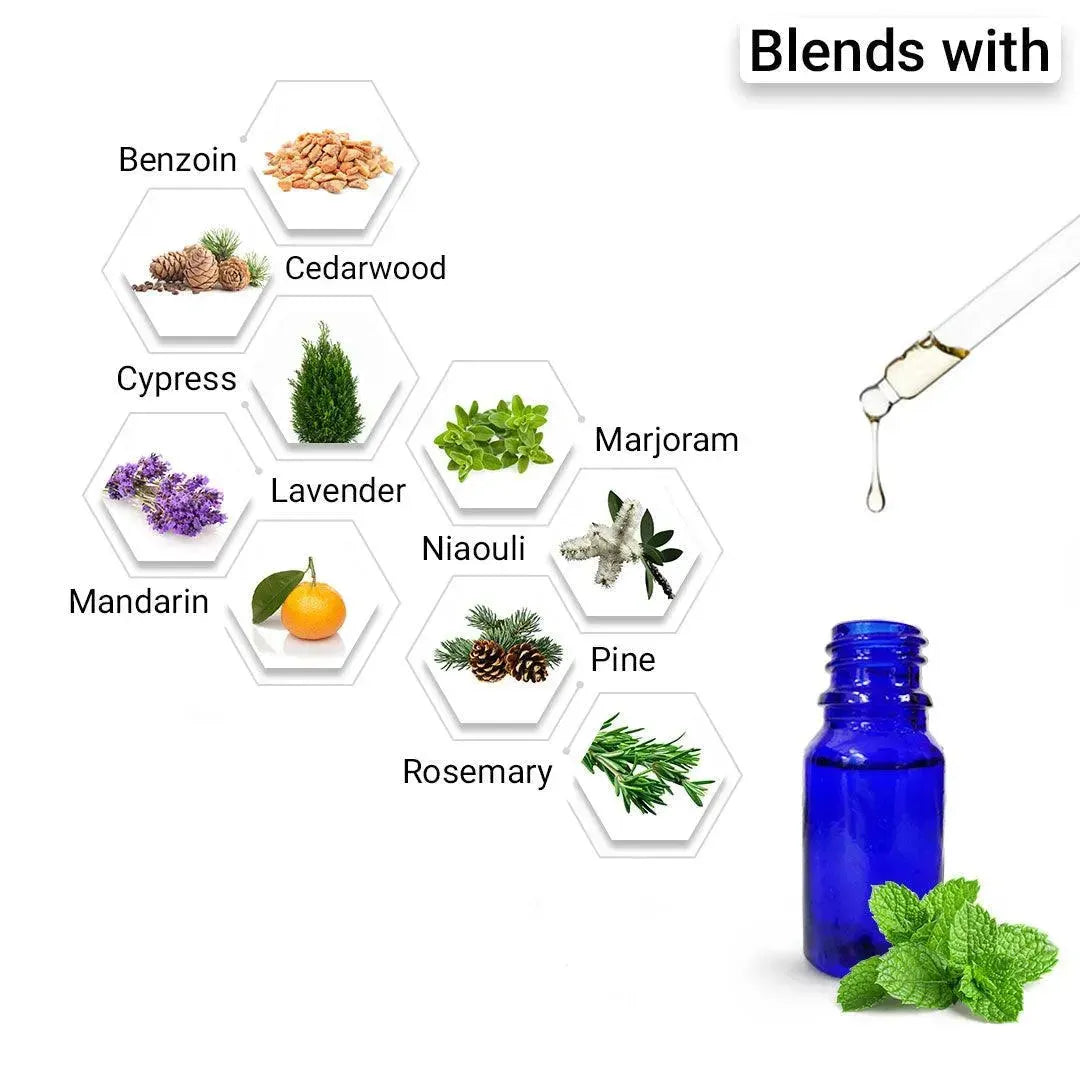 Peppermint Essential Oil Natural Therapeutic Grade, Cooling and Pain Reliving, Decongestant, Stress Relief,10ml 10ml