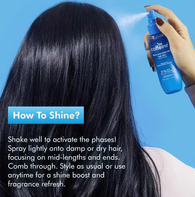 Anti-Frizz Perfume Hair Spray, 31% Shine Complex For Instant Gloss