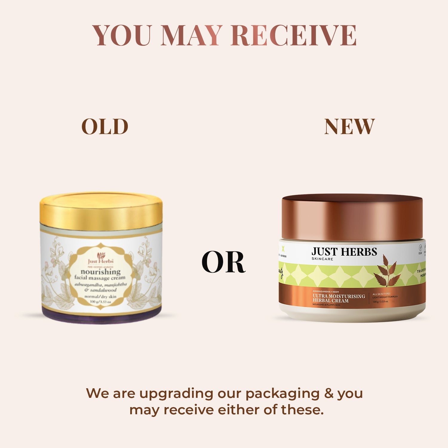 Ultra Moisturising Herbal Cream with Ashwagandha and Neem 100g