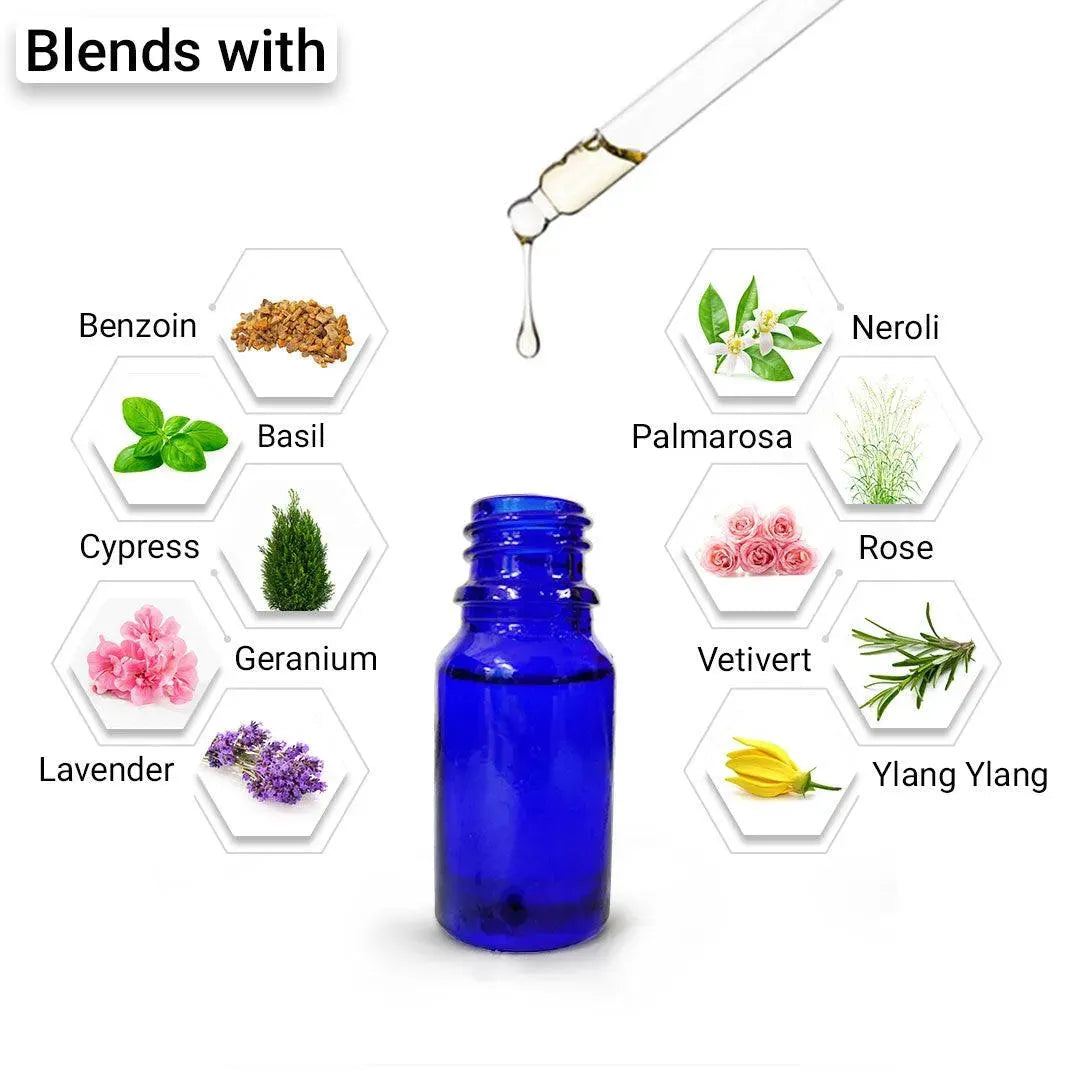 Sandalwood Essential Oil, Therapeutic Pure & Natural, Mysore Sandal, Antiseptic, Ageing Skin, Relaxing 10ml 10ml