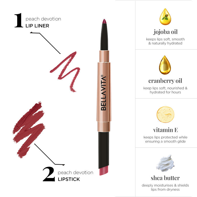 TWIN FLAME- LIPSTICK & LIP LINER DUO