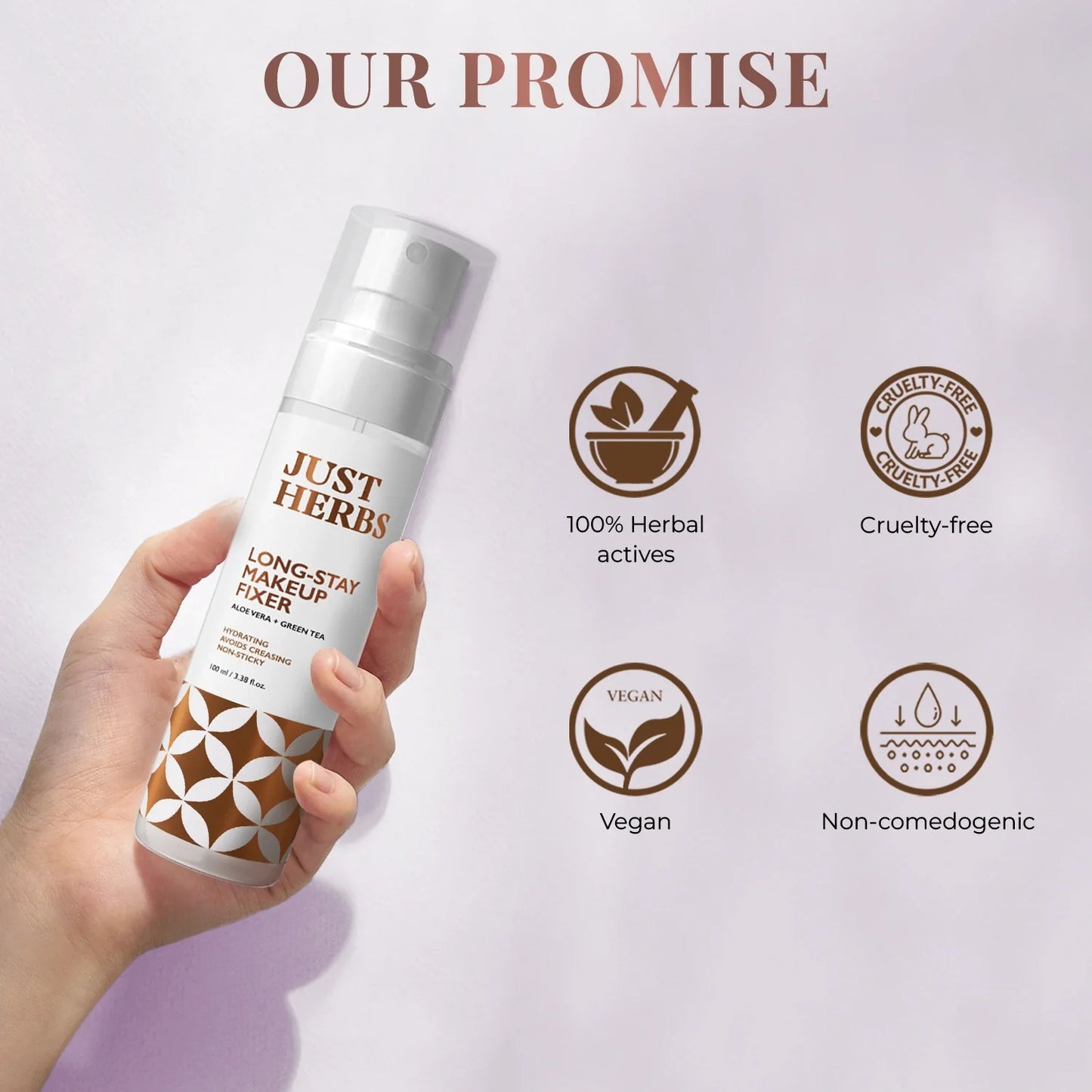 Long-stay Makeup Fixer with Aloe Vera & Green Tea 100ml