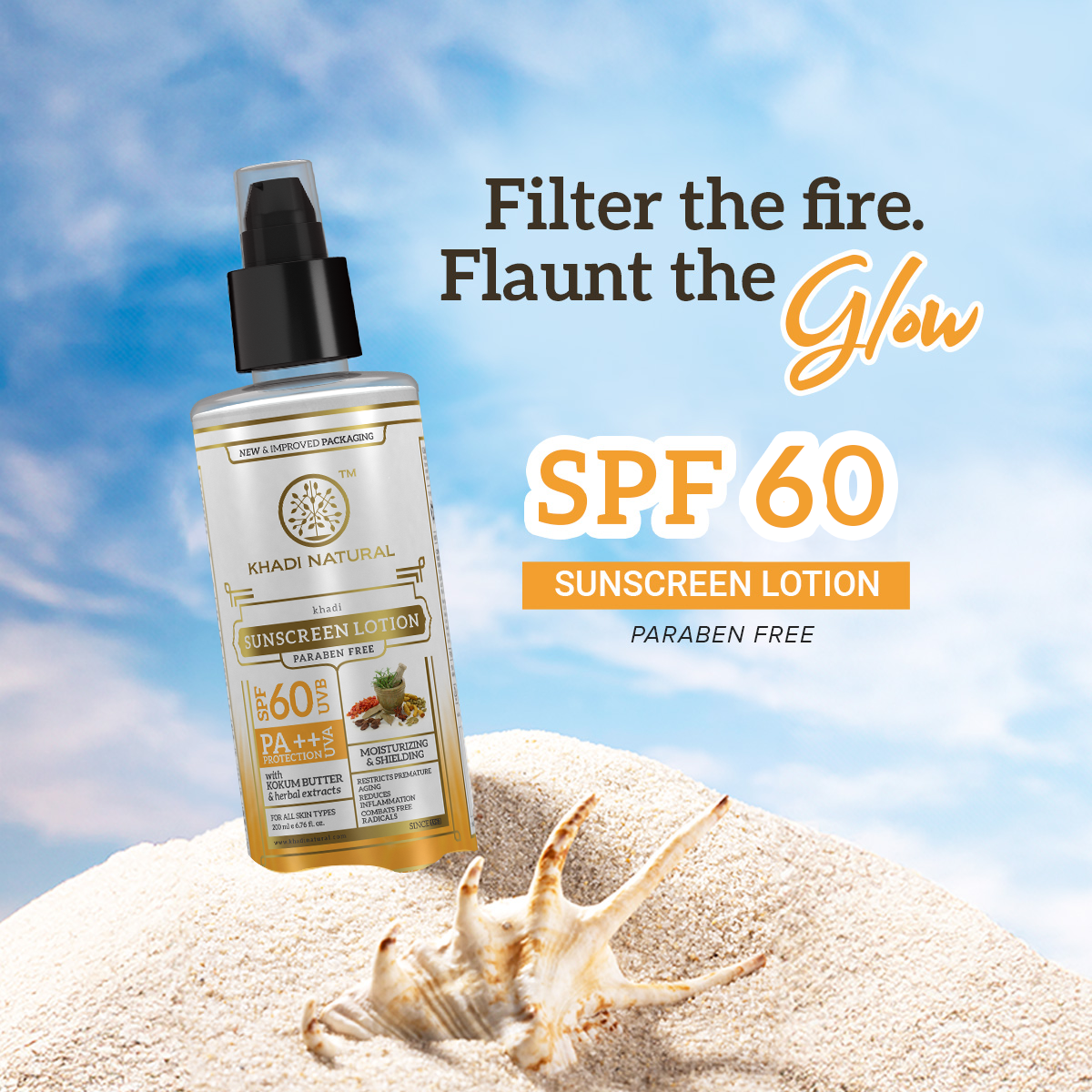 Sunscreen Moisturising Lotion - SPF 60 100ml