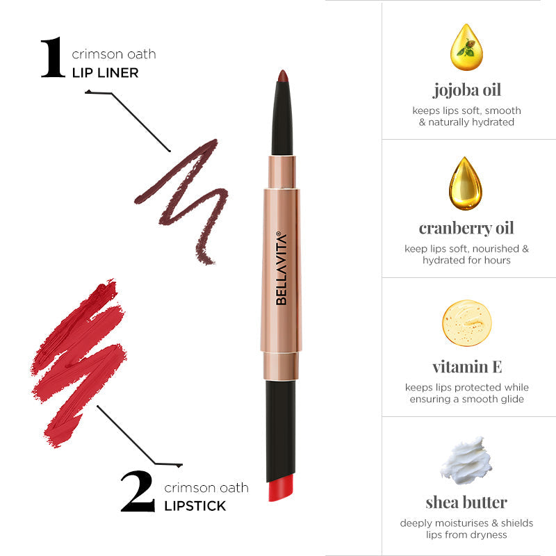 TWIN FLAME- LIPSTICK & LIP LINER DUO