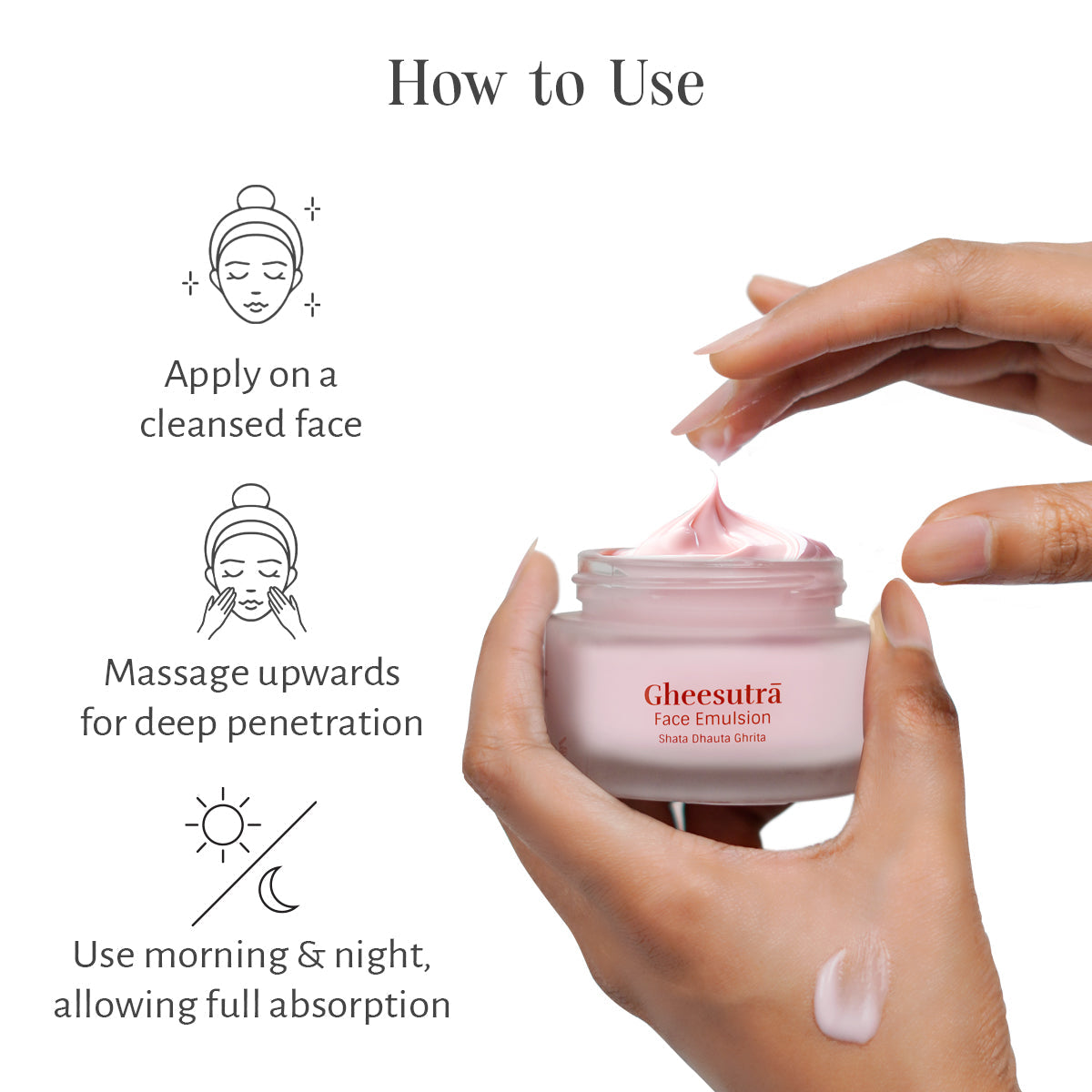 Gheesutrā Face Emulsion, 50 ml by Shankara 50ml