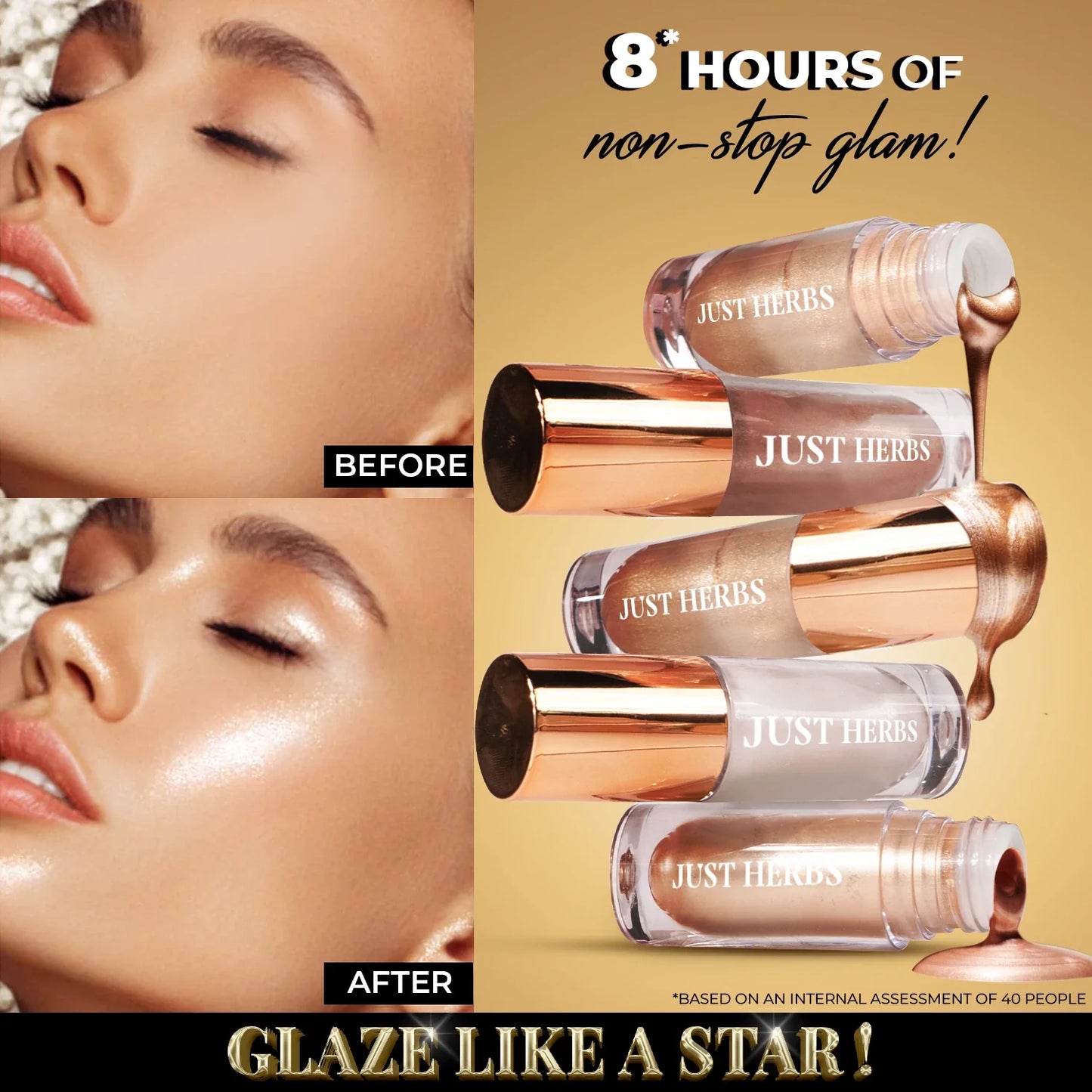 Glaze Nectar Liquid Highlighter with Shea Butter and Aloe Vera