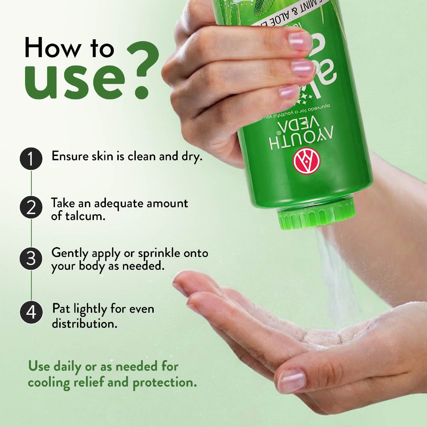 Aloe Cool Talcum Powder with Mint and Aloe Extracts 300g 300g